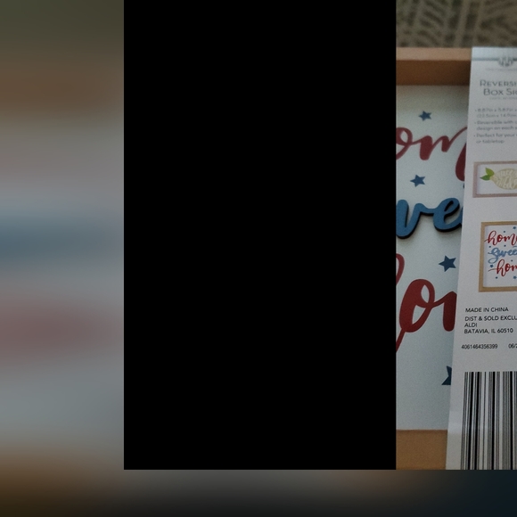 Huntington Home Reversible Sign Home Sweet Home/Squeeze The Day New - Picture 3 of 3